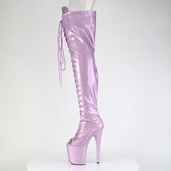 8 Inch Heel FLAMINGO-3021GP Lilac Glitter