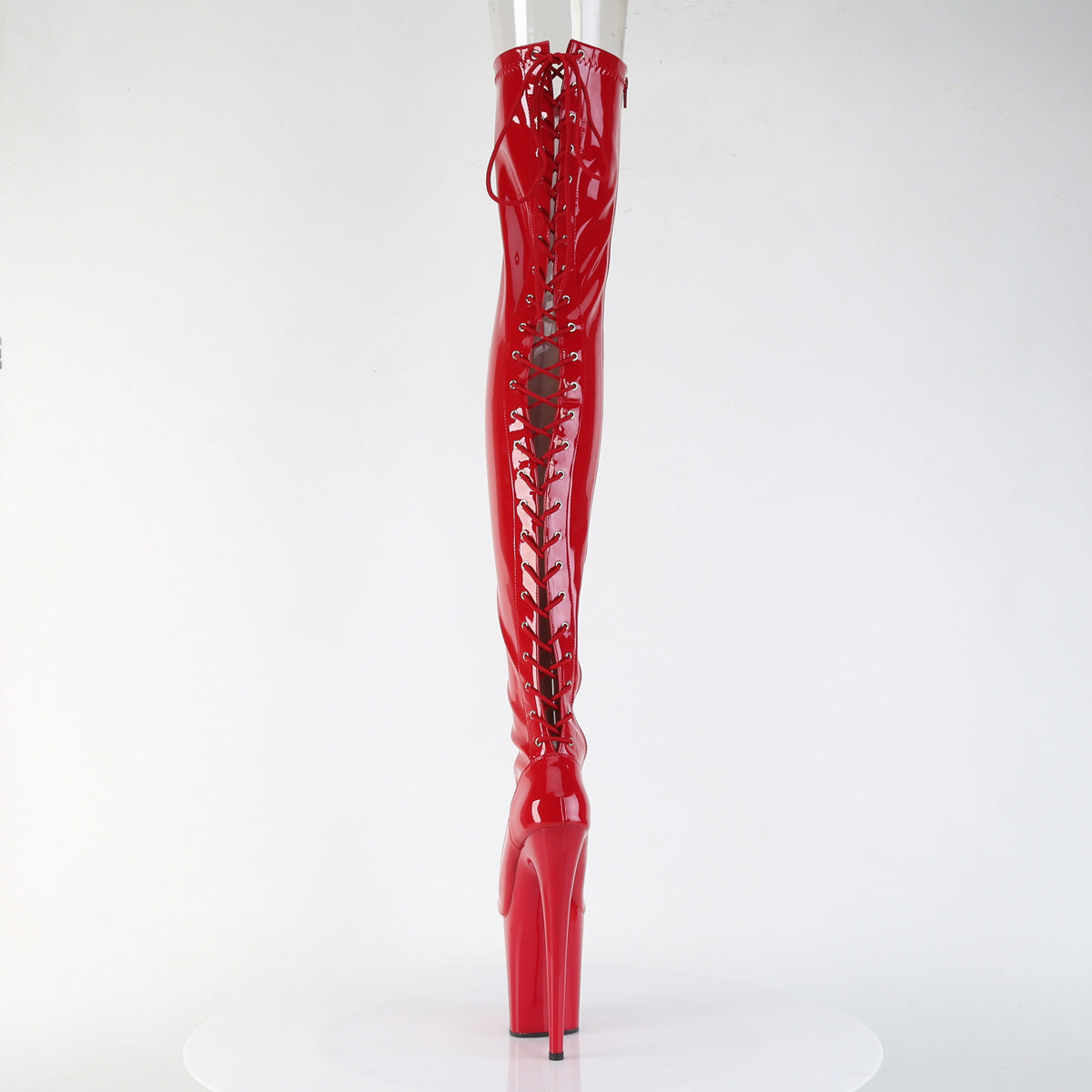 8 Inch Heel FLAMINGO-3850 Red Patent