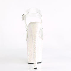 8 Inch Heel FLAMINGO-808LG Clear Opal