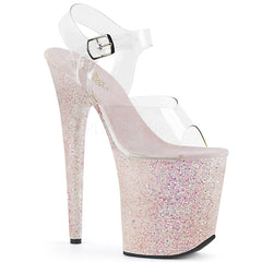 8" Heel FLAMINGO-808LG Clear Opal