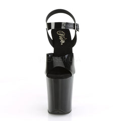 8 Inch Heel FLAMINGO-808N Black Jelly