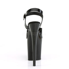 8 Inch Heel FLAMINGO-808N Black Jelly