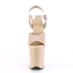 8 Inch Heel FLAMINGO-808N Cream Jelly Like TPU