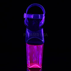 8 Inch Heel FLAMINGO-808UVT Hot Pink