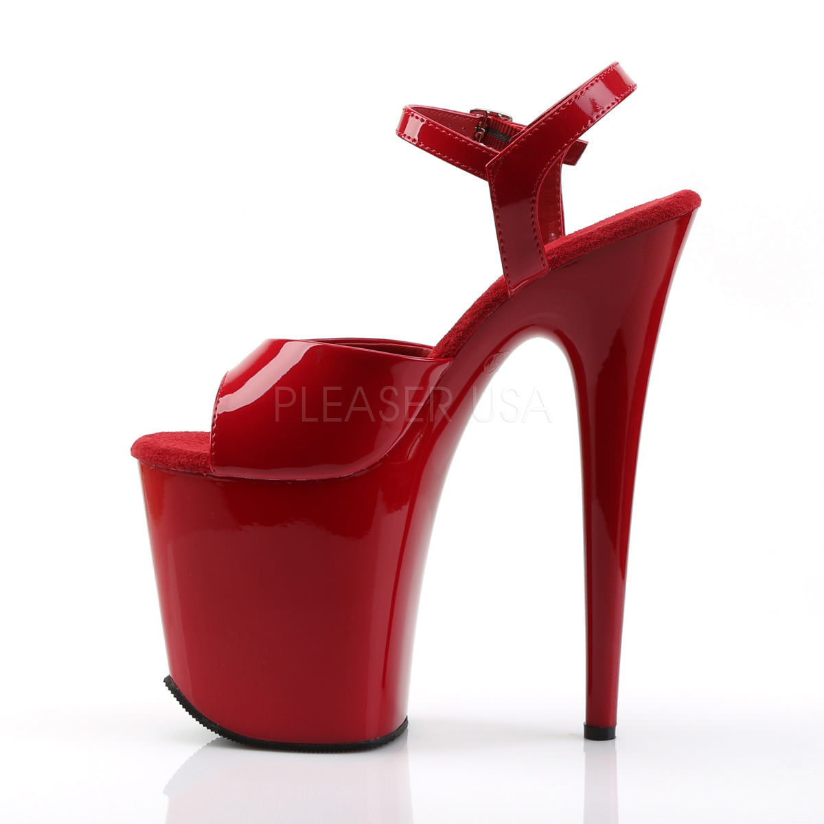 8 Inch Heel FLAMINGO-809 Red Pat