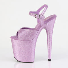 8 Inch Heel FLAMINGO-809GP Lilac Glitter