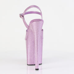 8 Inch Heel FLAMINGO-809GP Lilac Glitter