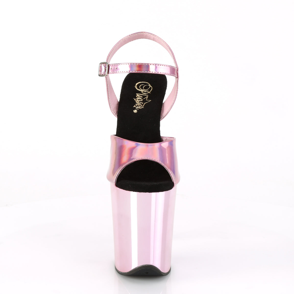 8 Inch Heel FLAMINGO-809HG Baby Pink Hologram