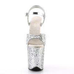 8 Inch Heel FLAMINGO-810LG Silver