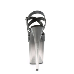 8 Inch Heel FLAMINGO-822T Black Pu Faded Black