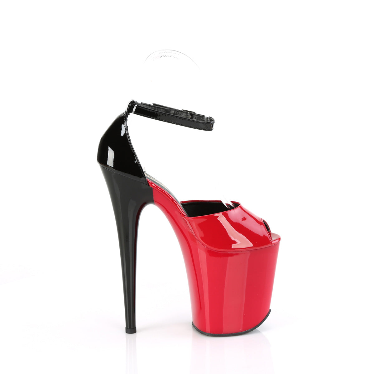 8 Inch Heel FLAMINGO-868 Red Black