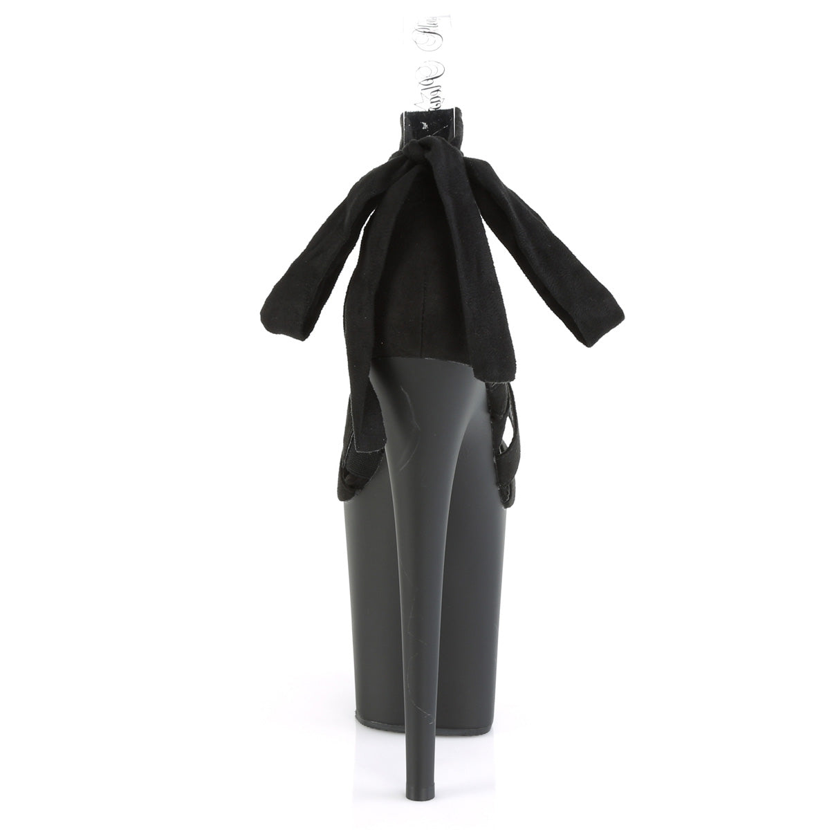 8 Inch Heel FLAMINGO-876 Black Suede