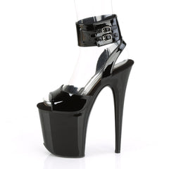 8 Inch Heel FLAMINGO-891 Black Pat
