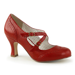 Pin Up Couture FLAPPER-35 Red Mary Jane