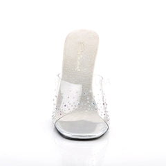 Fabulicious GALA-01SD Clear Slides With Rhinestones