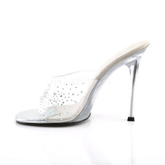 Fabulicious GALA-01SD Clear Slides With Rhinestones