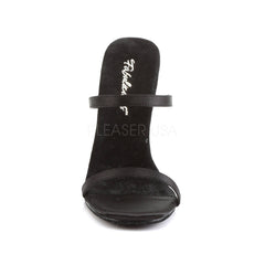 FABULICIOUS GALA-02 Black Satin Sandals