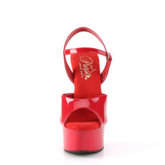 6 Inch Heel GLEAM-609 Red Pat