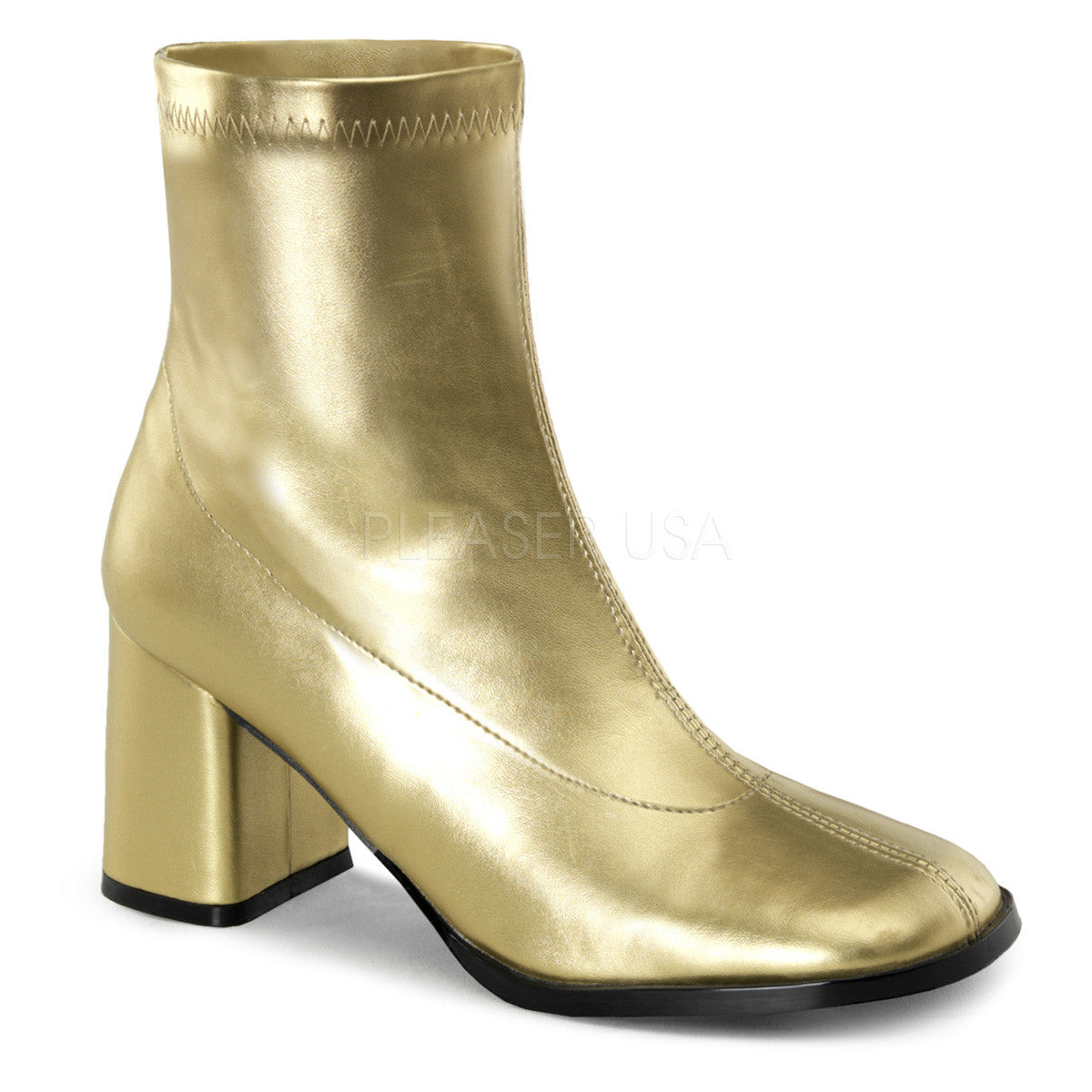 Funtasma GOGO-150 Gold Gogo Boots - Shoecup.com - 1