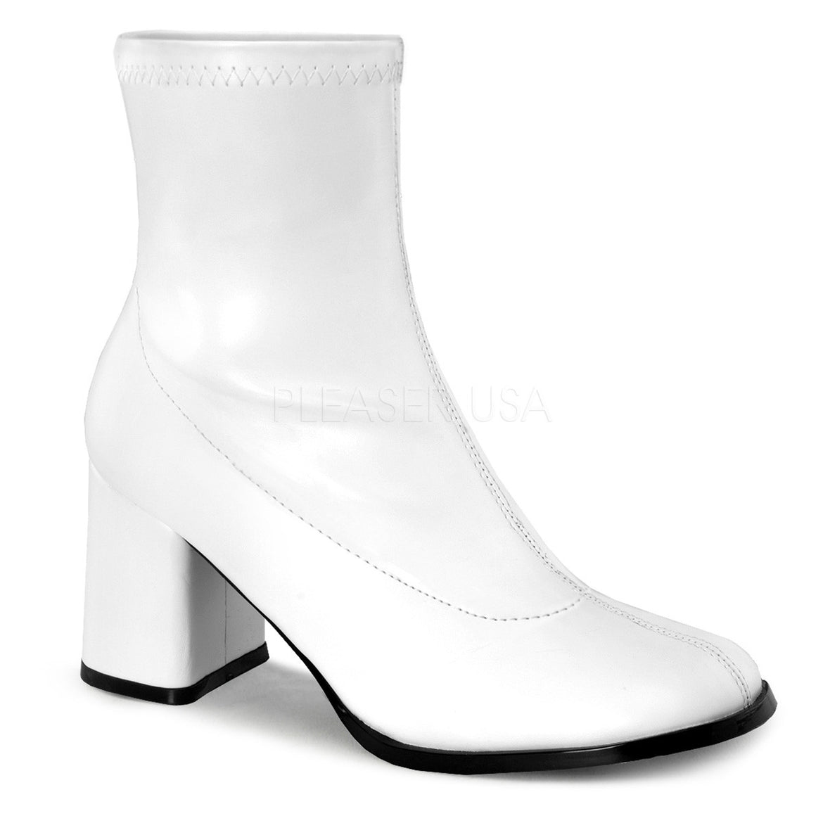 Funtasma By Pleaser Women's Gogo-300w White Patent M