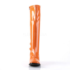 3 Inch Heel GOGO-300 Orange Pat