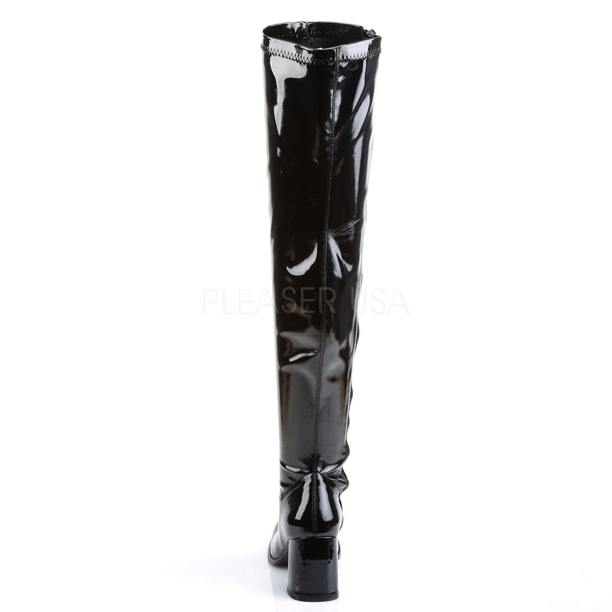 Funtasma GOGO-3000 Black Stretch Patent Gogo Boots