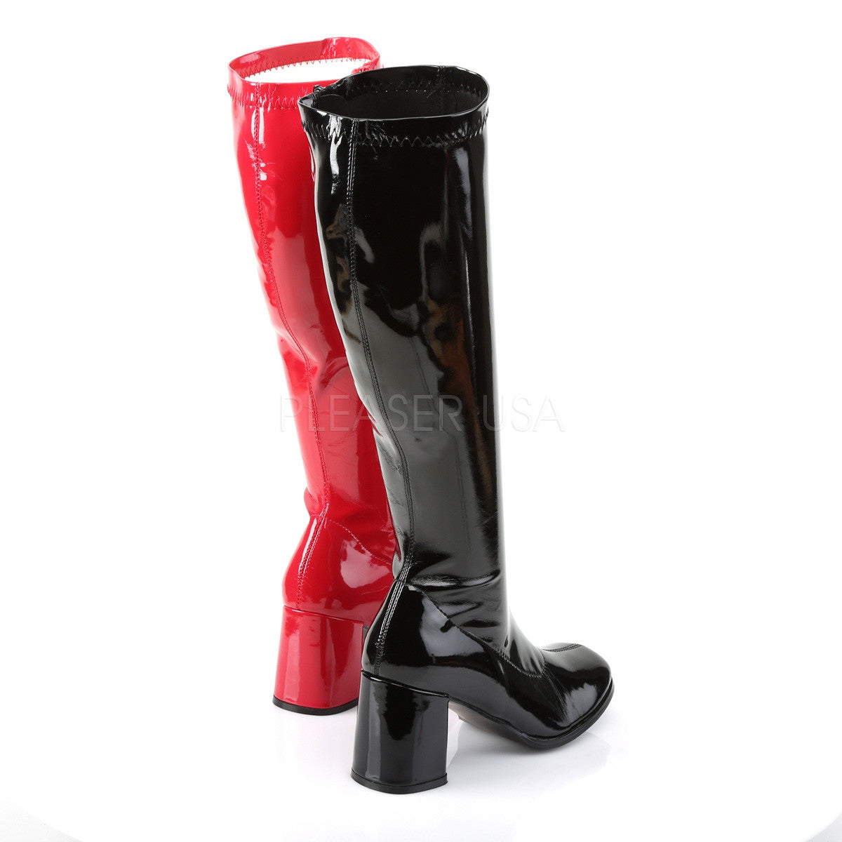 Funtasma GOGO-300HQ Black and Red Dual Color Gogo Boots - Shoecup.com - 5