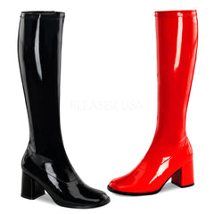 Funtasma GOGO-300HQ Black and Red Dual Color Gogo Boots - Shoecup.com - 1