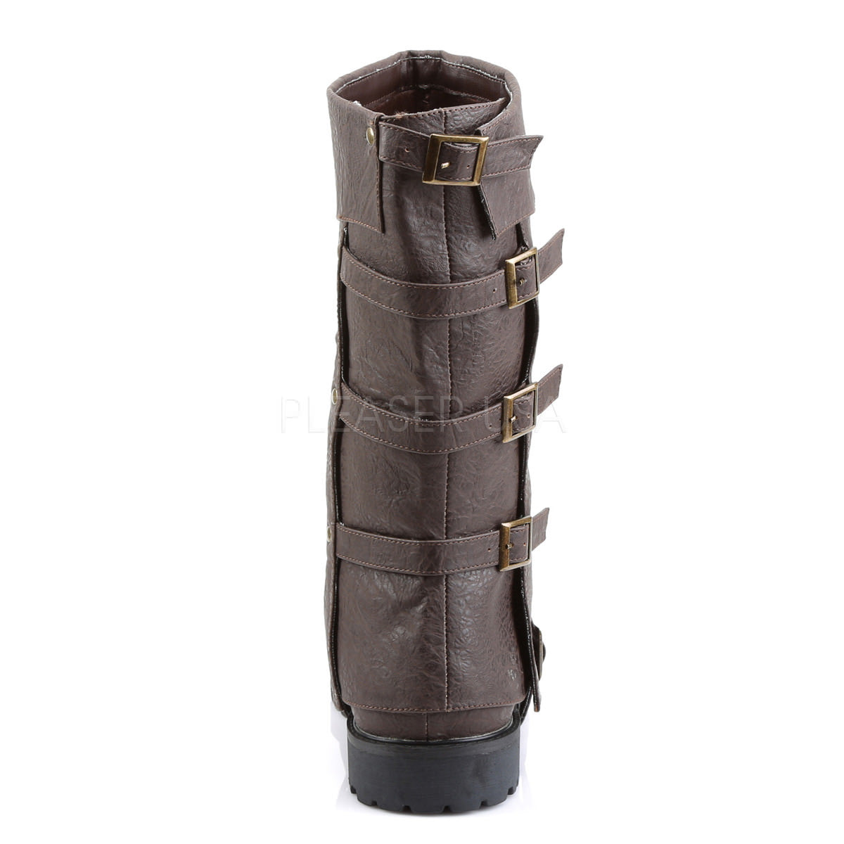 Men's Brown Renaissance Medieval Pirate Boots - Shoecup.com - 4