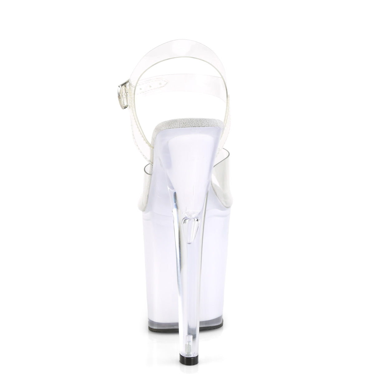 8 Inch Heel ILLUMINATOR-808 Clear Multiple Color Light Up