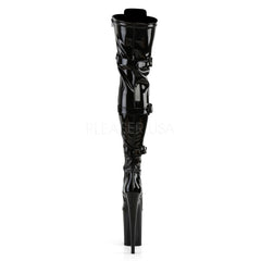 9 Inch Heel INFINITY-3028 Black Pat
