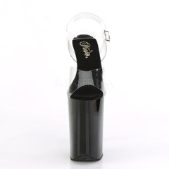 9 Inch Heel INFINITY-908 Clear Black