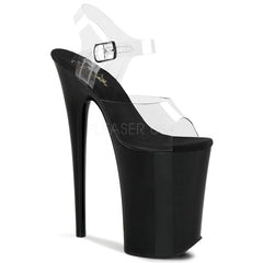 9" Heel INFINITY-908 Clear Black