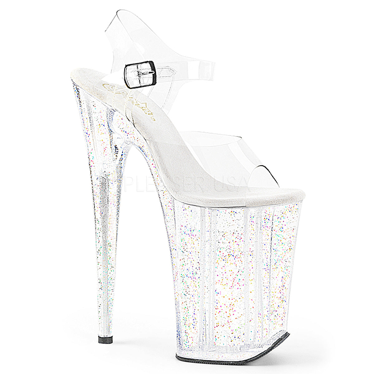 9" Heel INFINITY-908MG Clear
