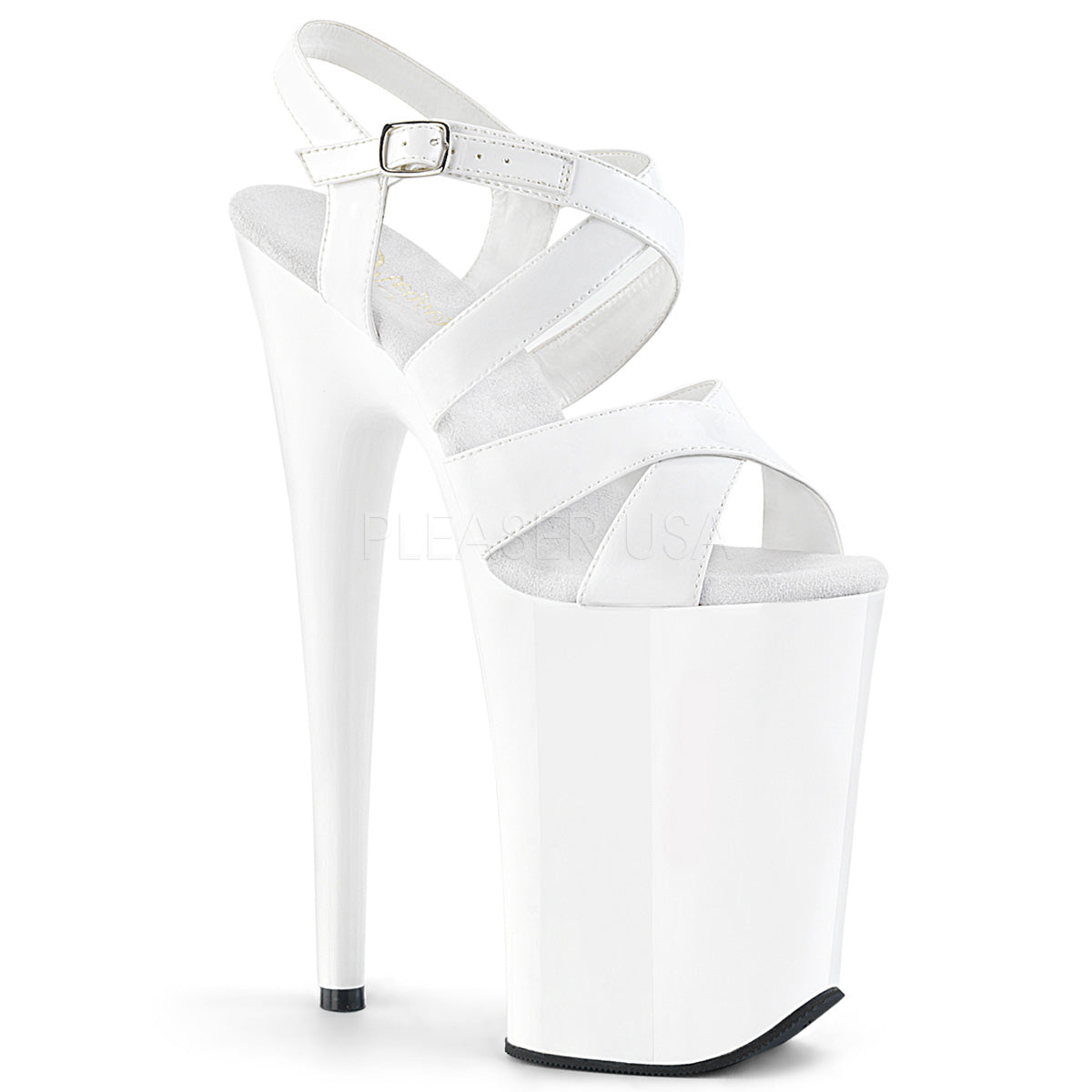 9" Heel INFINITY-997 White Pat