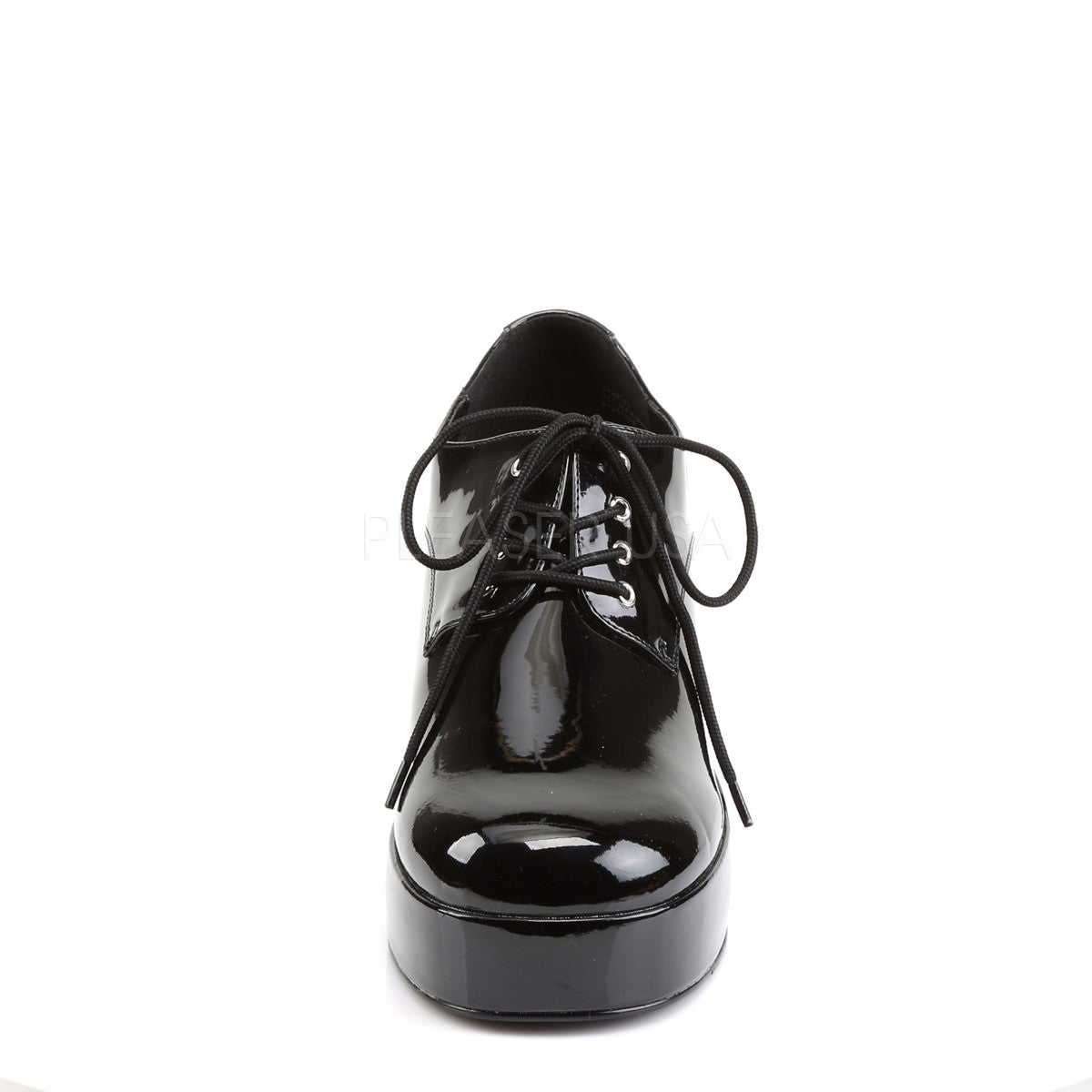 JAZZ-02 Black Patent Platform Shoes