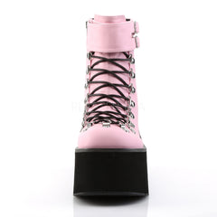 Demonia KERA-21 Baby Pink Ankle Boots - Shoecup.com - 2
