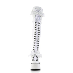 4 Inch Wedge Platform KERA-303 White Patent