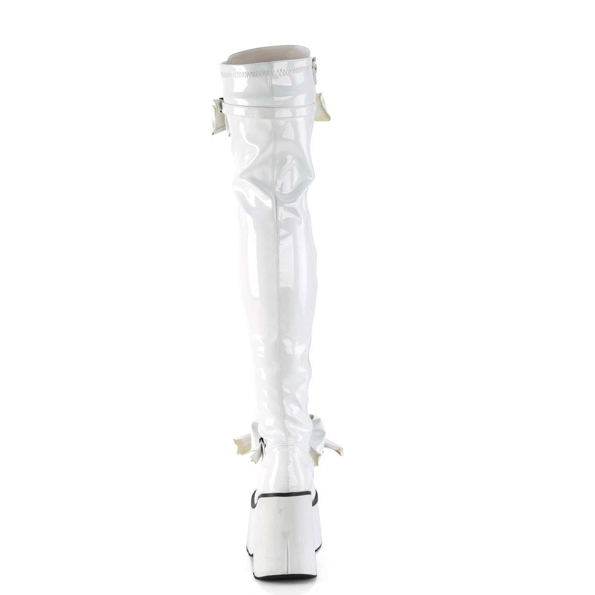 4 Inch Wedge Platform KERA-303 White Patent