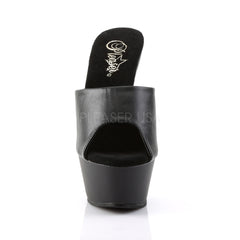 6 Inch Heel KISS-201 Black Pu