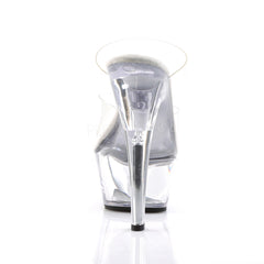 PLEASER KISS-202 Clear Platform Sandals - Shoecup.com - 4