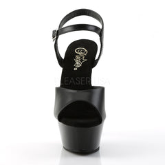 6 Inch Heel KISS-209 Black Leather
