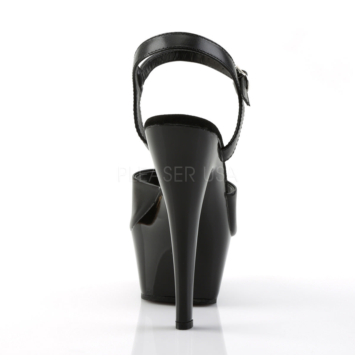 6 Inch Heel KISS-209 Black Leather