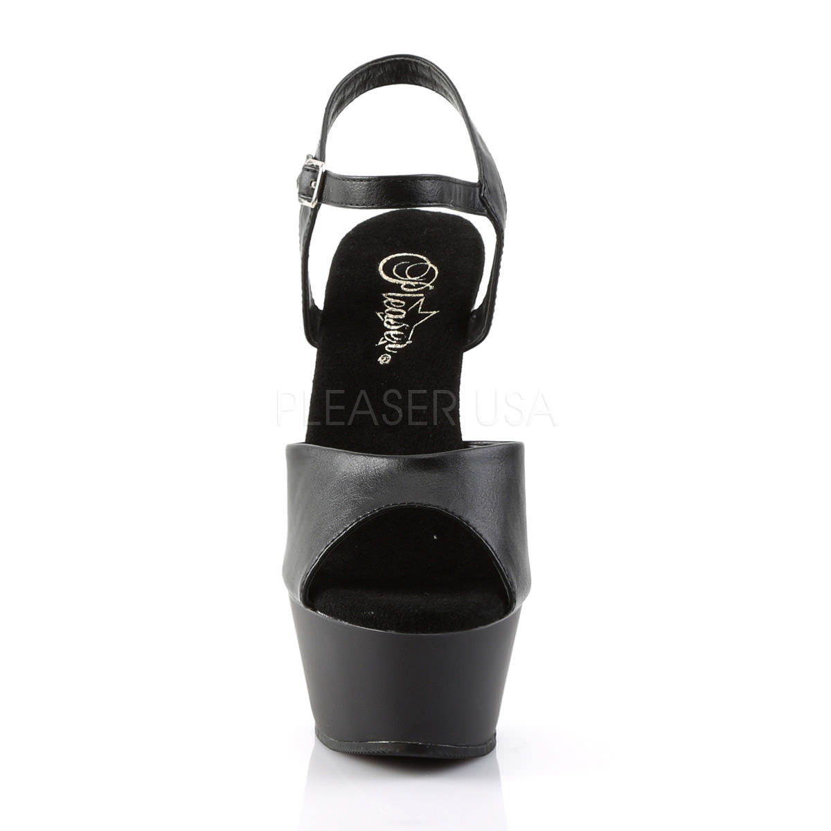 6 Inch Heel KISS-209 Black Pu
