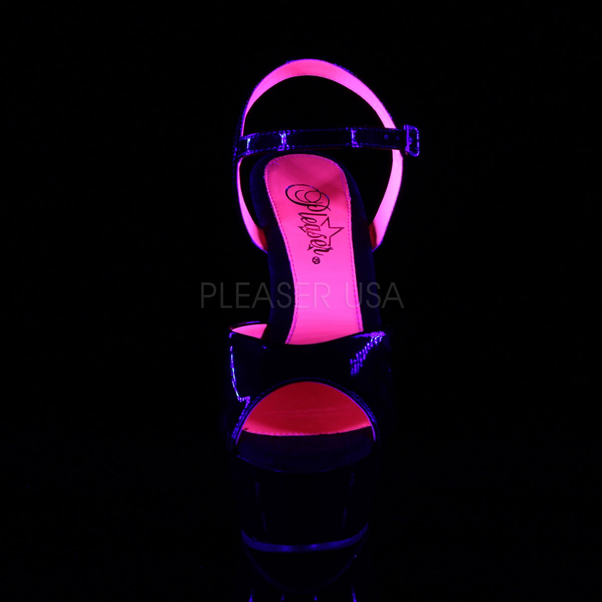6 Inch Heel KISS-209TT Neon Hot Pink