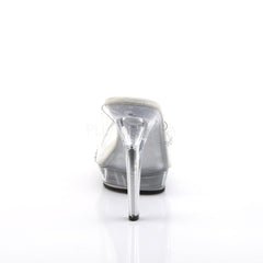 FABULICIOUS LIP-101R Clear-Clear Platform Slides