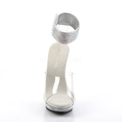 FABULICIOUS LIP-142 Clear-Clear Stiletto Sandals