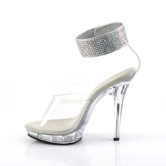 FABULICIOUS LIP-142 Clear-Clear Stiletto Sandals