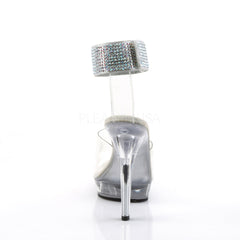 FABULICIOUS LIP-142 Clear-Clear Stiletto Sandals