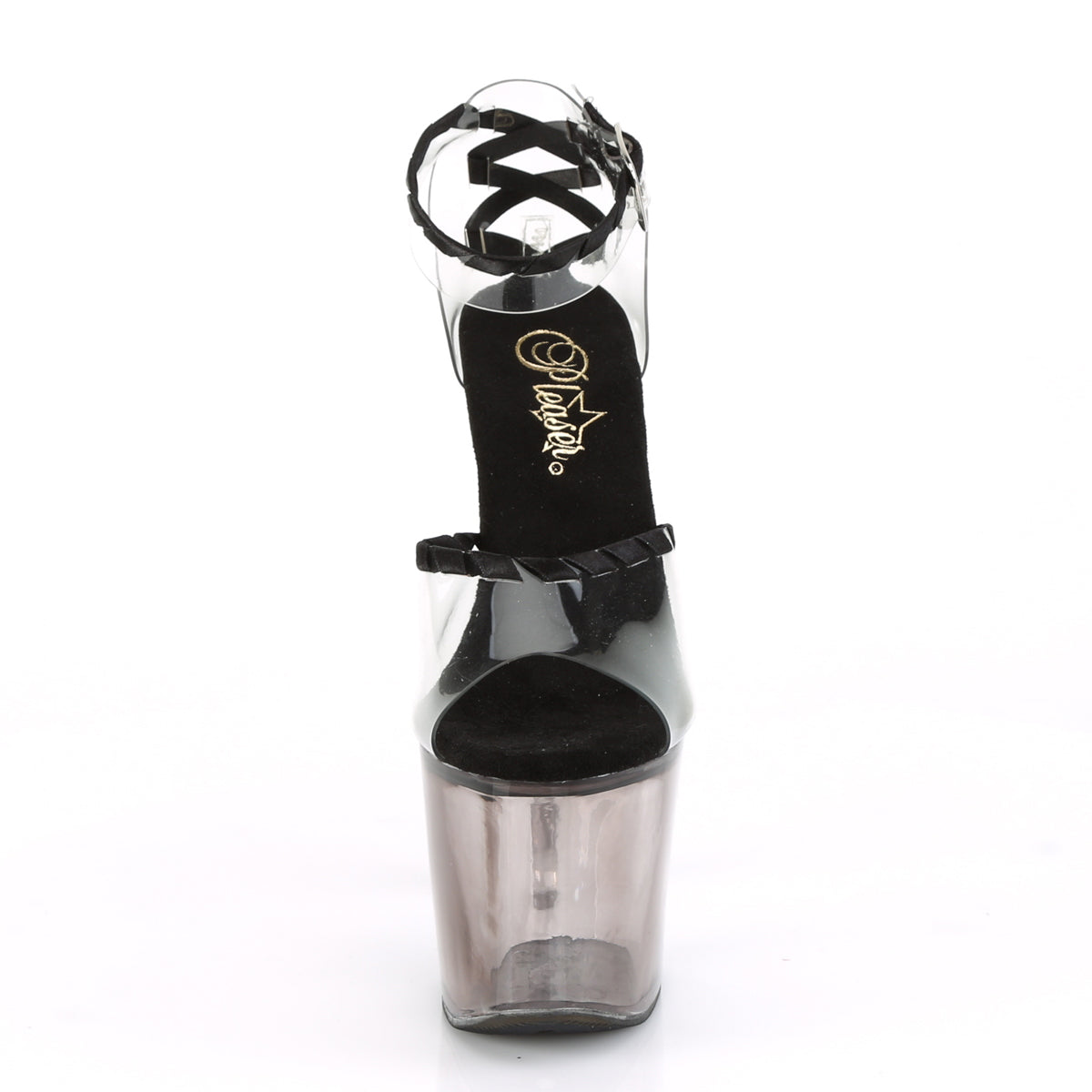 7 Inch Heel LOVESICK-712T Clear Black